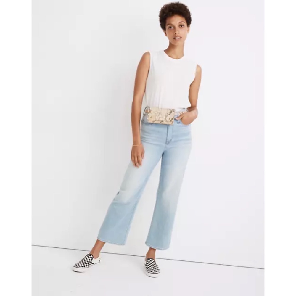 Madewell Slim Wide-Leg Crop Jeans Eastwick Sz 29